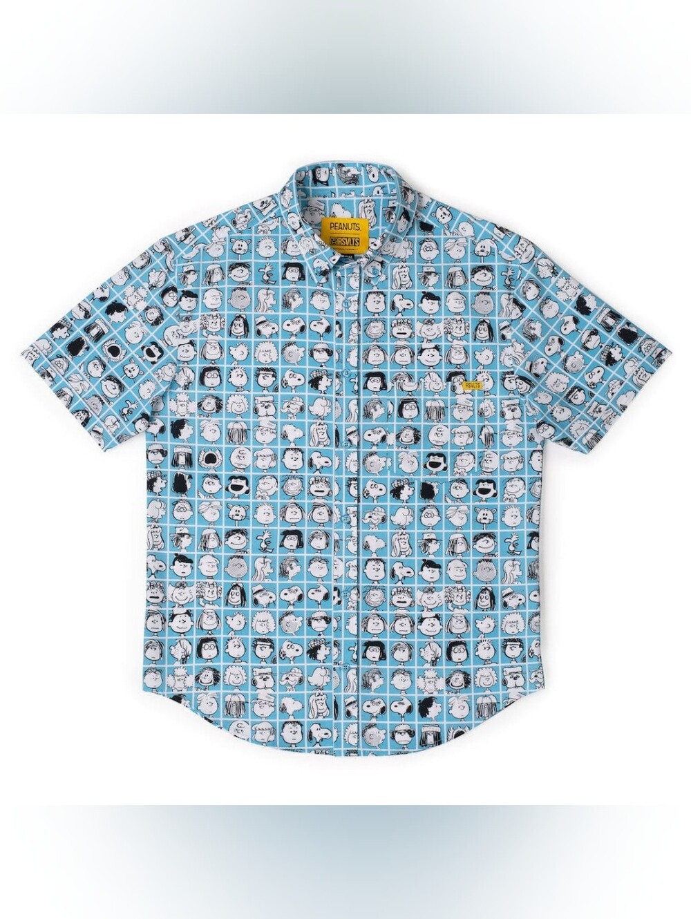 Peanuts The Peanut Gallery Kunuflex Short Sleeve Shirt Small